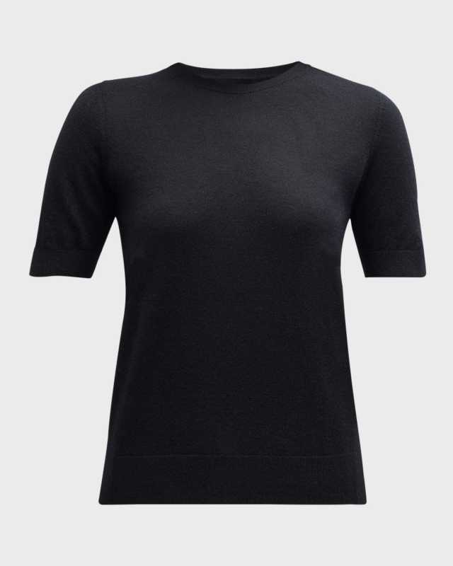 Superfine Cashmere Crop Sweater